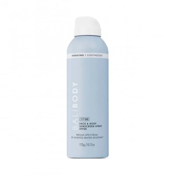 BALI BODY FACE & BODY SUNSCREEN SPRAY SPF50+ СОНЦЕЗАХИСНИЙ СПРЕЙ ДЛЯ ОБЛИЧЧЯ ТА ТІЛА
