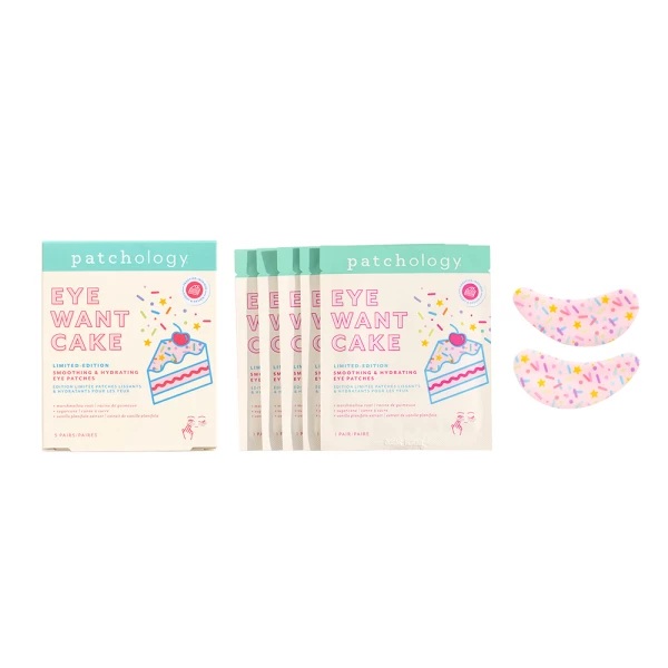 Разглаживающие и Увлажняющие Лимитированные Патчи Patchology Eye Want Cake Limited Edition Smoothing & Hydrating Eye Patches