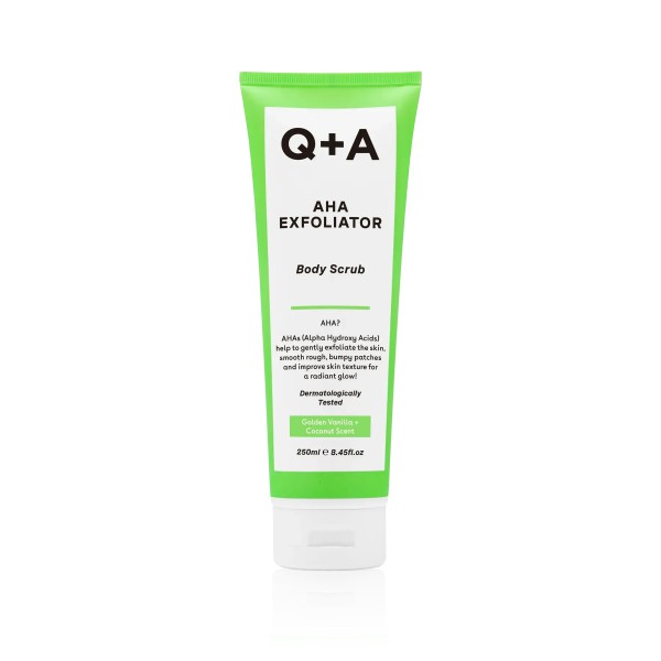 Скраб для тіла з AHA-кислотами Q+A AHA Exfoliator Body Scrub