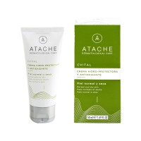 Atache C Vital Cream Normal & Dry Skin Гідрозахисний антиоксидантний крем-гель для нормальної та сухої шкіри