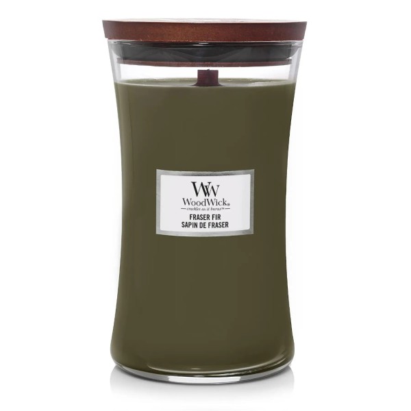 Ароматична свічка з ароматом свіжозрізаної ялини Woodwick Frasier Fir