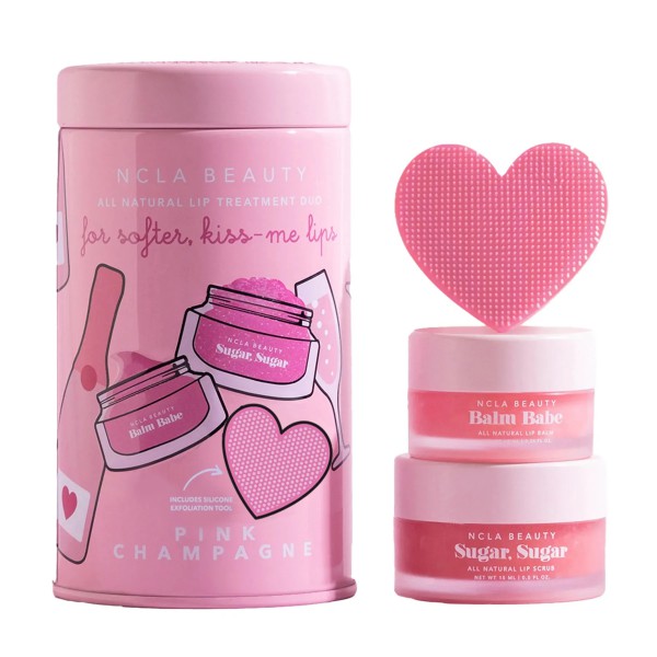 NCLA Beauty Pink Champagne Lip Care Set