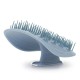 Manta Mirror Brush Blue Щетка для волос с зеркалом голубая