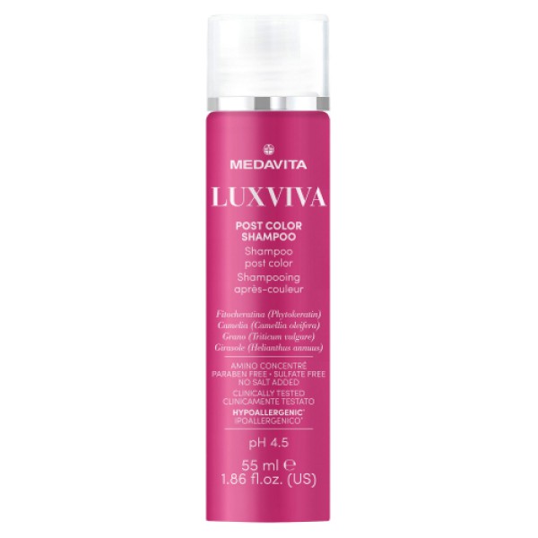 Безсульфатний шампунь постколор для фарбованого волосся Medavita Sulfate Free Shampoo Post Color