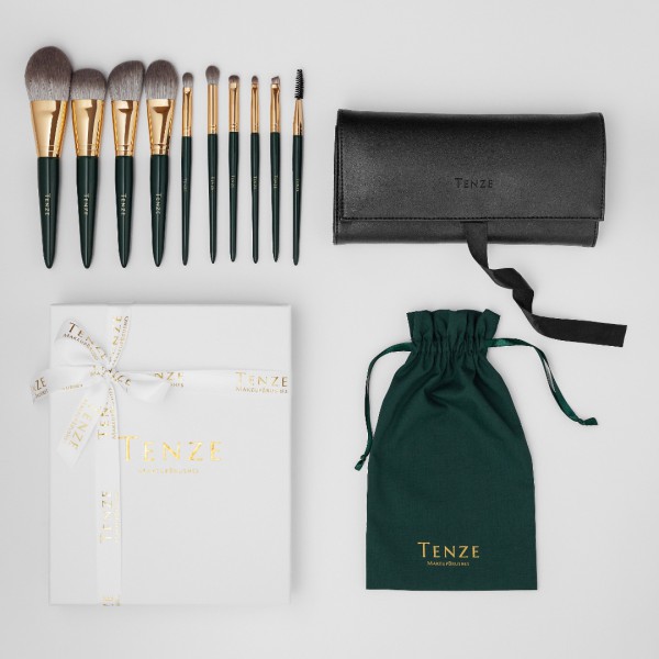Tenze Set «Basic+» - Набір на 10 пензлів з чохлом