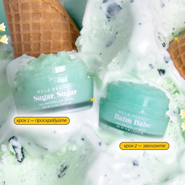 NCLA BEAUTY Sugar Sugar Mint Gelato Lip Scrub NCLA BEAUTY Sugar Sugar Mint Gelato Lip Scrub