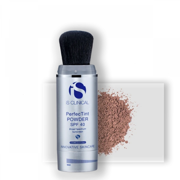 IS Clinical Солнцезащитная Пудра с Ультрамягкой щеточкой PerfecTint Powder SPF 40
