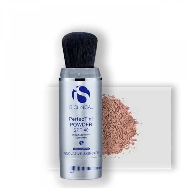 IS Clinical Солнцезащитная Пудра с Ультрамягкой щеточкой PerfecTint Powder SPF 40
