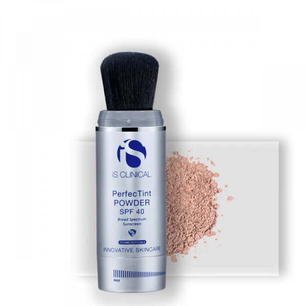 IS Clinical Солнцезащитная Пудра с Ультрамягкой щеточкой PerfecTint Powder SPF 40