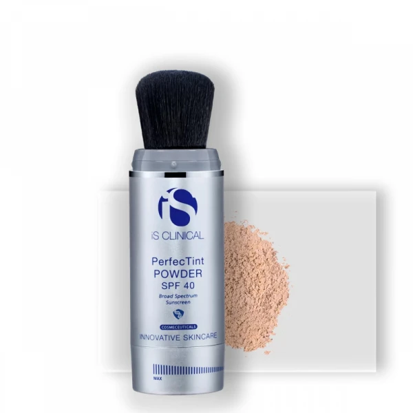 IS Clinical Солнцезащитная Пудра с Ультрамягкой щеточкой PerfecTint Powder SPF 40