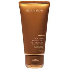 Сонцезахисний регенеруючий крем для обличчя SPF20+ / Créme Solaire Anti-Rides Visage SPF 20 Academie Bronzecran Face Age Recovery Sunscreen Cream SPF 20+