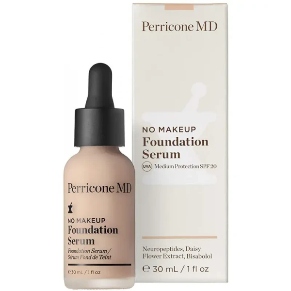 Perricone MD No Makeup Foundation Serum Broad Spectrum SPF 20 - Тональна сироватка