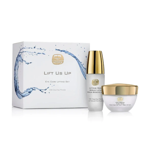 Набор для Ухода за Кожей Вокруг Глаз Kedma Lift Us Up Set Lifting Serum and Eye Cream