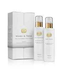Набір Молочко й Тонік для Очищення Обличчя Kedma Wash & Tone Set Milk Cleanser & Skin Toner