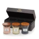 Набор свечей Woodwick Mini Evening Onyx, Coastal Sunset, Solar Ylang