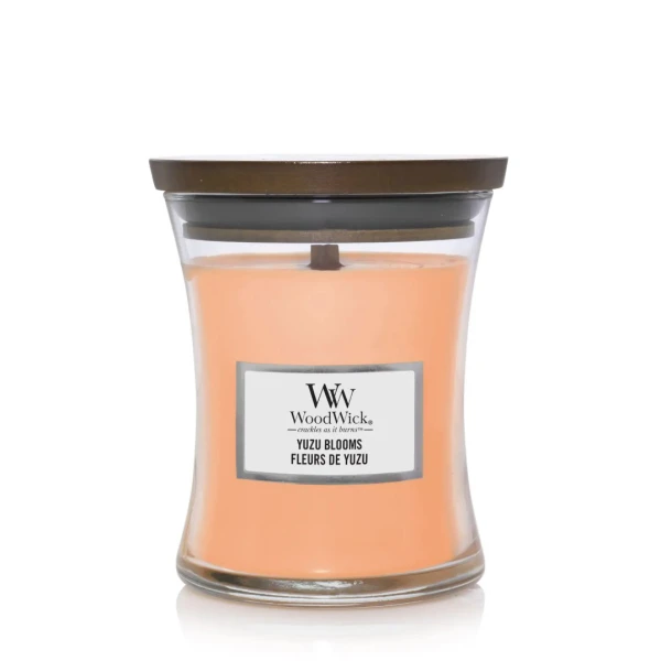 Ароматическая Cвеча с Нежными Нотами Woodwick Large Trilogy Blooming Orchard