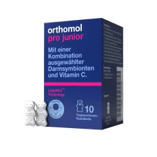 Orthomol Pro Junior (жевательные таблетки в виде мишки со вкусом клубники)