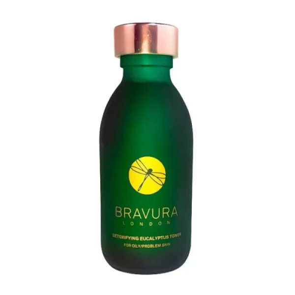 Евкаліптовий Тонер з 15% AHA/BHA Кислотами та Камфорою Bravura London Detoxifying Eucalyptus Astringent Toner 15% AHA/BHA