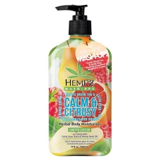 Hempz Calm and Citrusy Herbal Body Moisturizer - Молочко для тела Зеленый чай-Грейпфрут-Малина