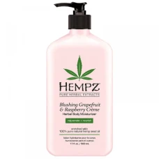 Hempz Blushing Grapefruit Raspberry Creme Herbal Body Moisturizer - Молочко для тела Грейпфрут и Малина