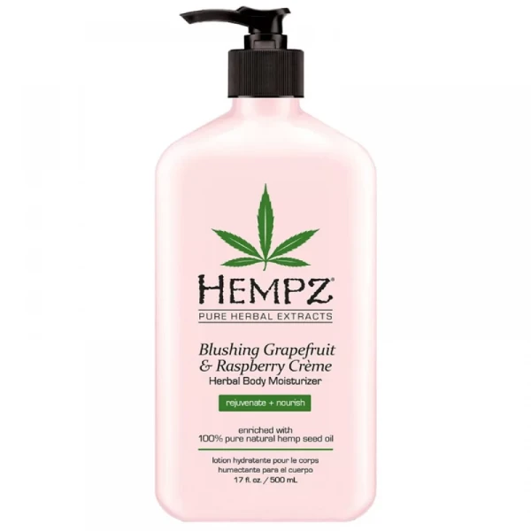 Hempz Blushing Grapefruit Raspberry Creme Herbal Body Moisturizer - Молочко для тела Грейпфрут и Малина