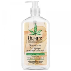 Hempz Sugarcane And Papaya Herbal Moisturizer Body - Молочко для тела Сахарный тростник и Папайя