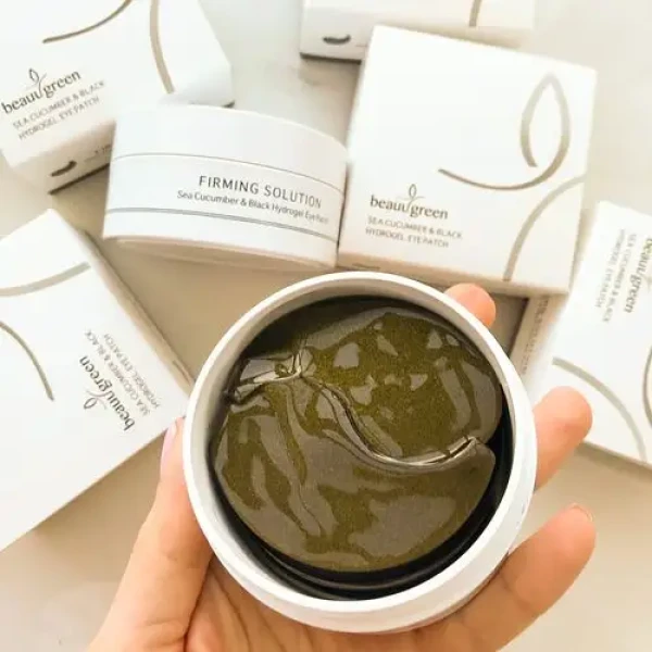 BeauuGreen Sea Cucumber & Black Hydrogel Eye Patch Патчі під очі з пудрою чорних перлин