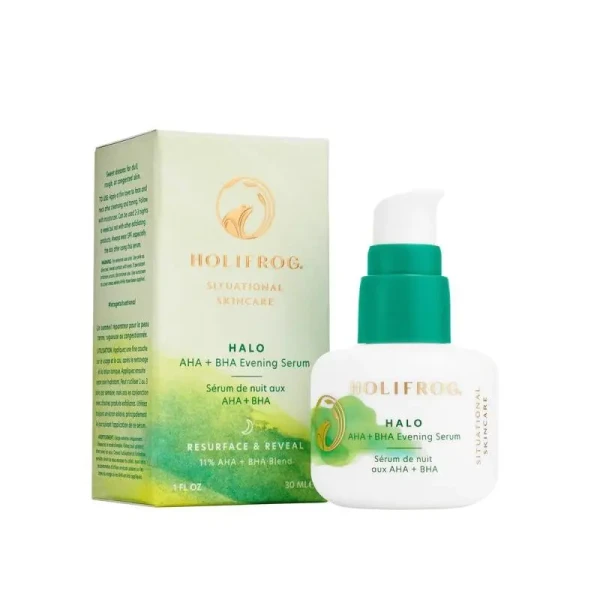 HoliFrog Halo AHA+BHA Evening Serum Нічна Сироватка з Кислотами