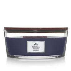 Ароматическая свеча с нотами дерева хиноки, сливы и георгины Woodwick Hinoki Dahlia