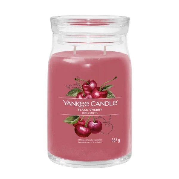 Ароматична свічка Black Cherry Yankee Candle