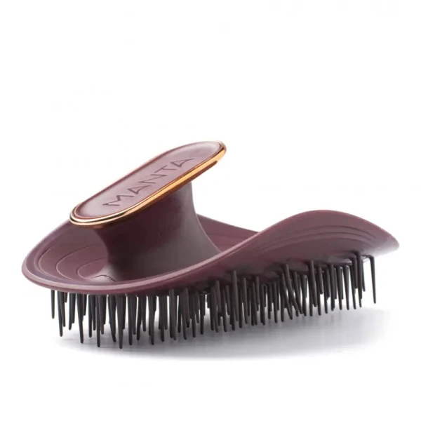 Manta Brush Burgundy/Rose Gold Щітка для волосся бургундія