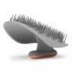 Manta Pulse Brush Grey Массажная щетка для волос серая с держателем