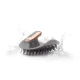 Manta Pulse Brush Grey Массажная щетка для волос серая с держателем