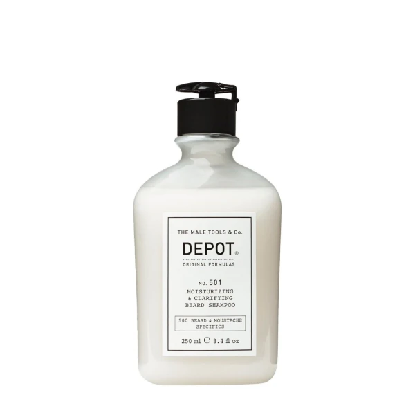 Depot 501 Очищающий и увлажняющий шампунь для бороды Moisturizing & Clarifying Beard Shampoo