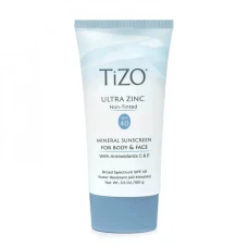 Tizo Ultra zinc body & face non-tinted SPF 40 Мінеральний сонцезахисний крем для обличчя та тіла без відтінку