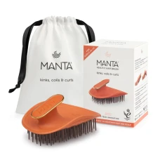 Щітка для Кучерявого та Хвилястого Волосся Помаранчева Manta Brush Kinks, Coils & Curls Amber Orange