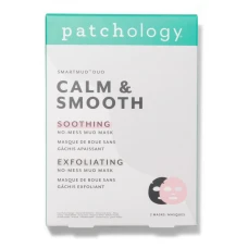 Patchology SmartMud Duo - Smooth + Calm - Дуо масок Оновлююча + Заспокійлива