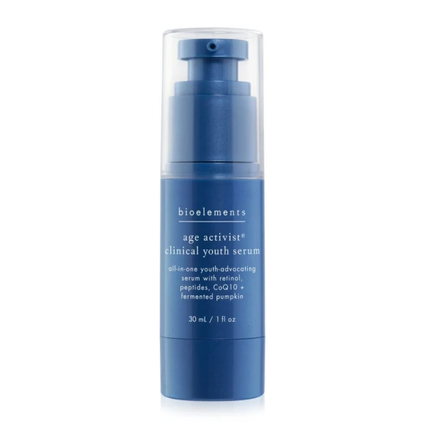 Антивікова Сироватка з Ретинолом та Пептидами Age Activist Clinical Youth Serum Bioelements