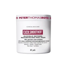 Восстанавливающие Диски с Ретинолом и Гликолевой Кислотой Peter Thomas Roth Even Smoother™ Glycolic Retinol Resurfacing Peel Pads 60 шт